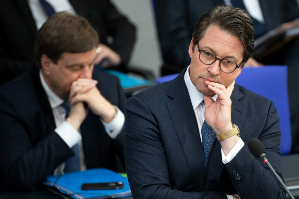 Verkehrsminister Andreas Scheuer im Bundestag.