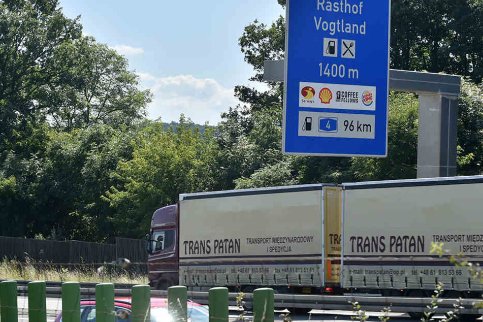 Am Rasthof Vogtland Nord ging der 21-Jährige den Beamten ins Netz.