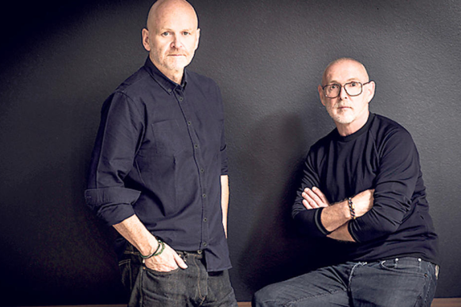 Sie geben künftig den Stil in der Porzellanmanufaktur Meissen an: das
Designerteam Otto Drögsler (59, r.) und Jörg Ehrlich (54).