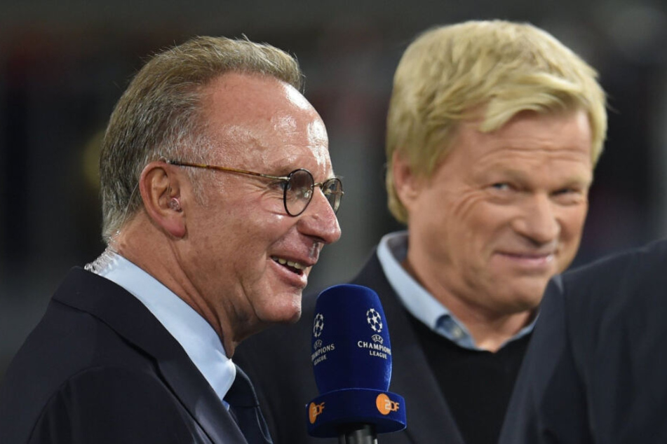 Oliver Kahn soll Karl-Heinz Rummenigge (l) als Vorstands-Boss ablösen.