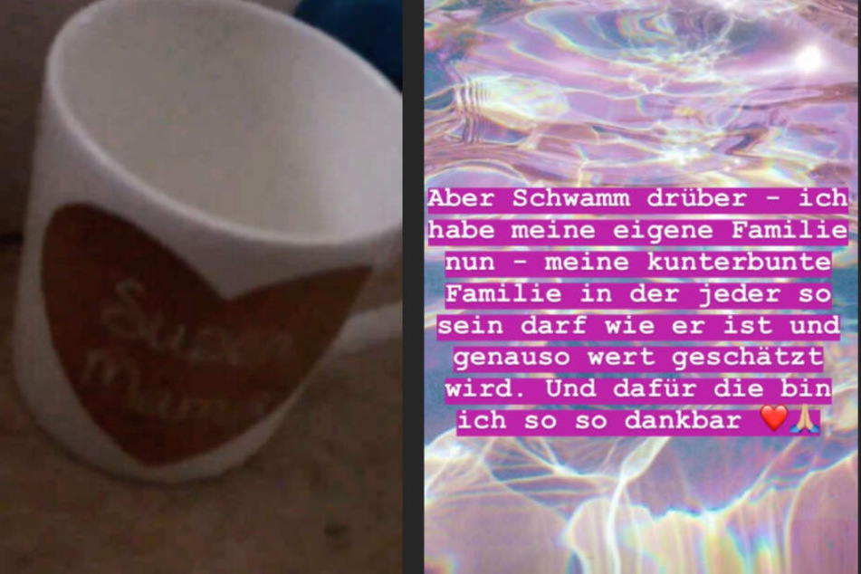 Bei Instagram zeigt Tessa, was ihre Mutter ihr geschickt hat und wie sie damit umgeht.