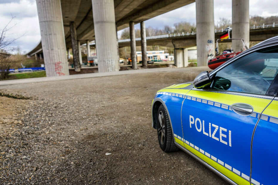 Polizei vor Ort.