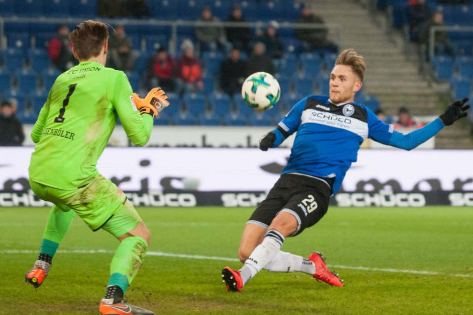 Leandro Putaro scheiterte gegen Union Berlin aus aussichtsreicher Position.