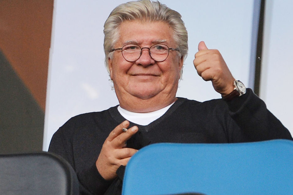 Kommt nicht aus dem Strahlen raus: SCP-Präsident Wilfried Finke (66) ist guter Dinge.