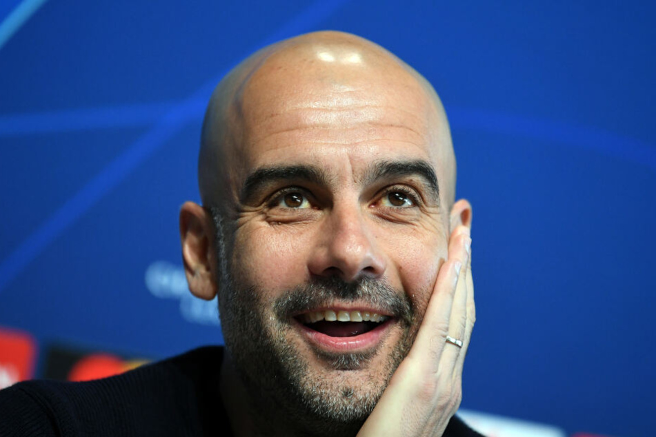 Trainer Pep Guardiola von Manchester City drückt dem FC Bayern München am Mittwoch die Daumen.