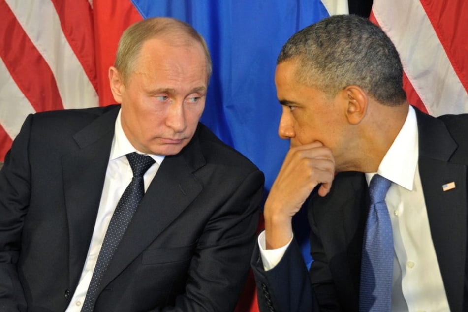 US-Präsident Barack Obama im Gespräch mit Wladimir Putin.
