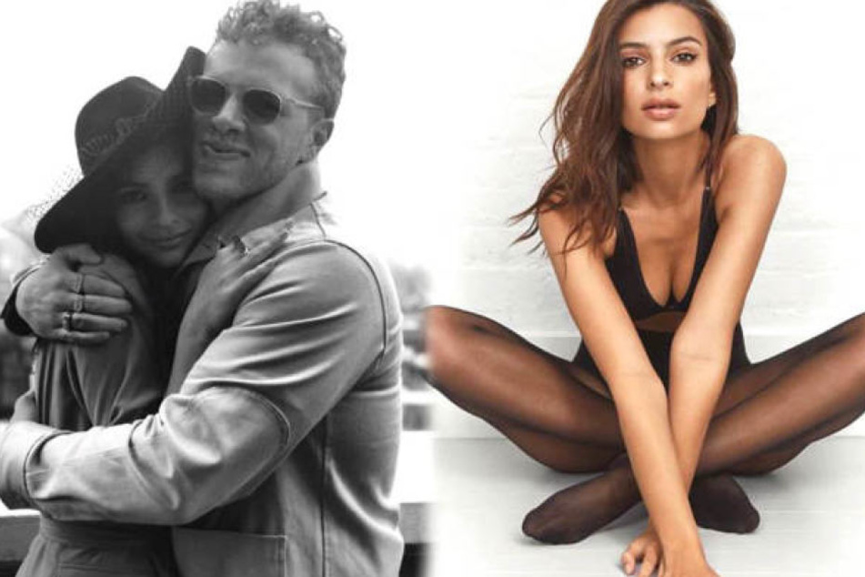 Emily Ratajkowski (links mit Neu-Ehemann Sebastian Bear Mcclard).