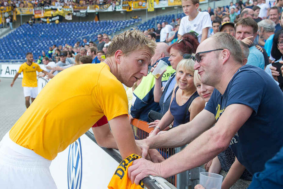 Marco Hartmann gab mal wieder sein letztes Hemd für die Fans.