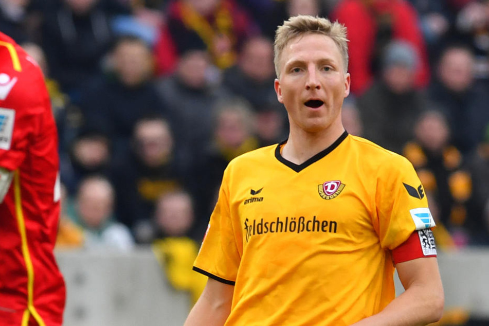Bleibt bis 2020 bei Dynamo: Kapitän Marco Hartmann.