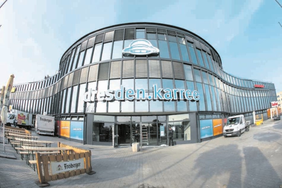 Erstrahlt nach dem Umbau in völlig neuem Glanz: Das "Dresden Karree" an der Harthaer Straße in Gorbitz.