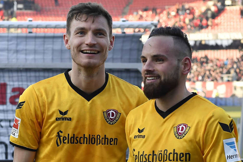 Am Wochenende leider getrennt: Florian Ballas (links) muss mit einer Kapselverletzung in der Schulter pausieren.