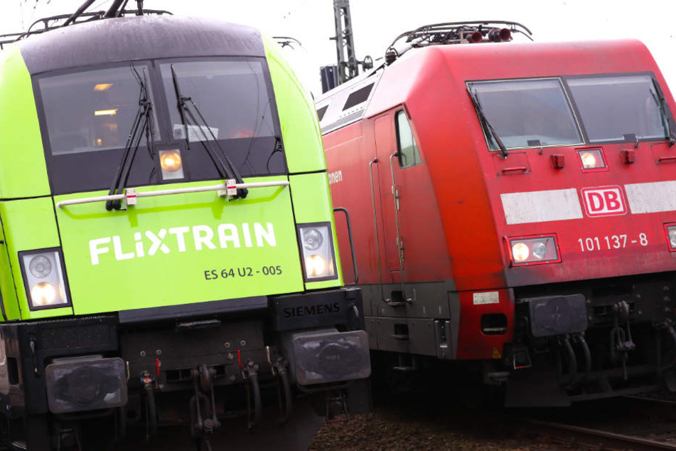 Liefern sich ein Wettrennen um die Kunden: Flixtrain und die Deutsche Bahn.