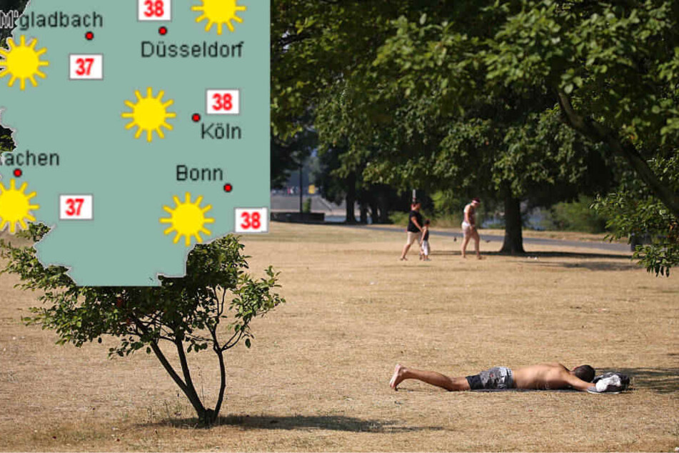 Der Dienstrag wird noch einmal brutal, aber dann ist Abkühlung in Sicht.