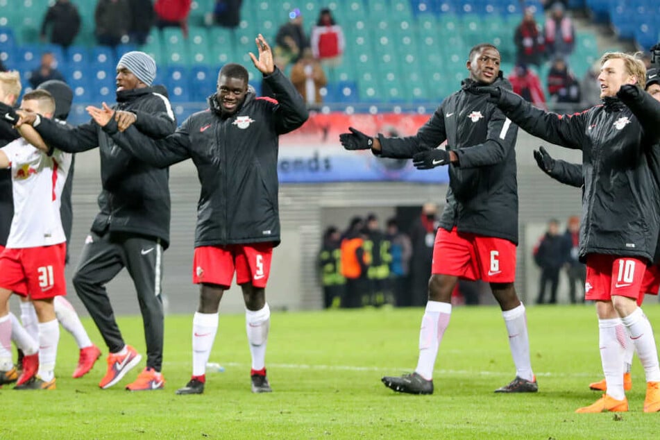 Feiern nach einer Niederlage: Ungewohnte Erfahrung für RB Leipzig.
