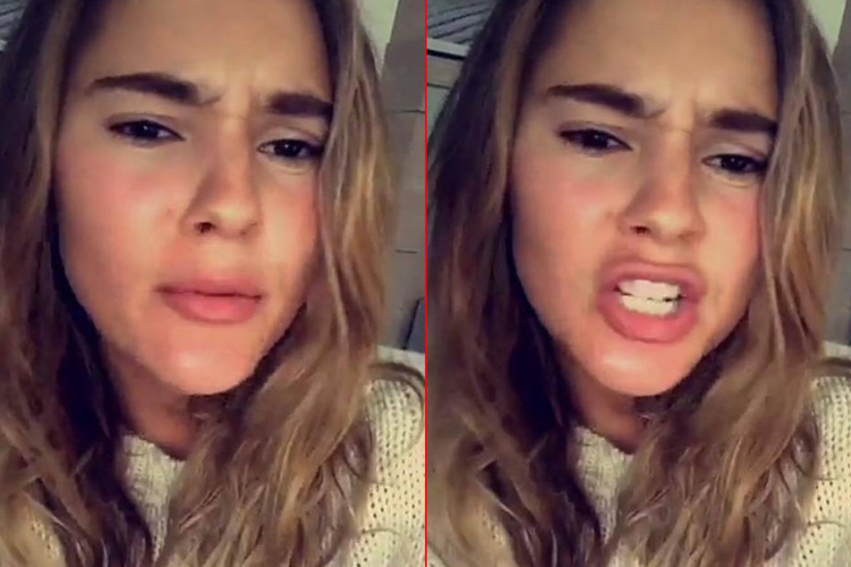 Auf Snapchat erzählt Stefanie Giesinger ihren Fans, wie sie fast auf dem Horror-Festival gelandet ist.