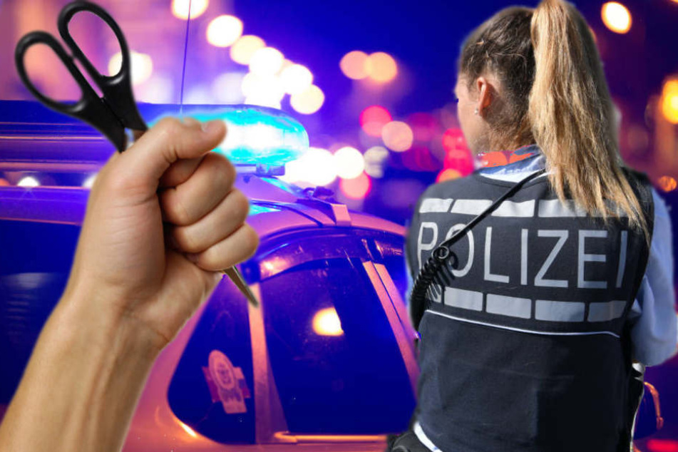 Trotz mehrfacher Aufforderung wollte die 45-Jährige die Schere nicht weglegen (Symbolbild).