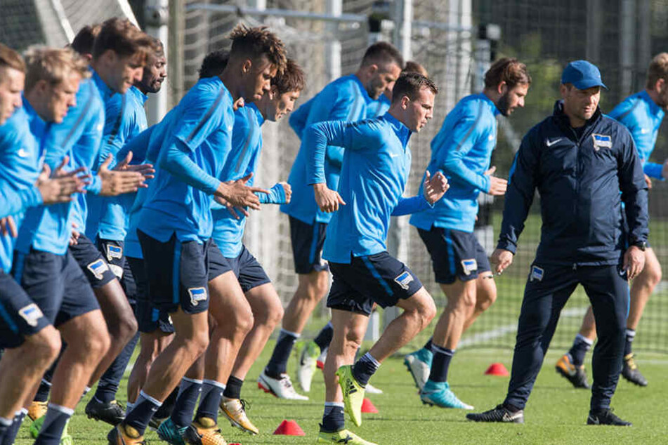 Am Mittwoch trainierte die Mannschaft für das Spiel gegen Athletic Bilbao.