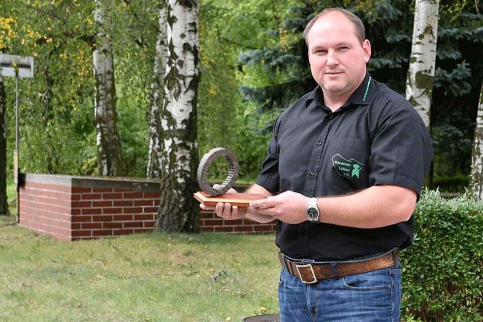 Dank seiner Recherchen wurde der Löbauer Panzer in Dresden
wiederentdeckt: Vereins-Chef Danilo Baumgarten (36).