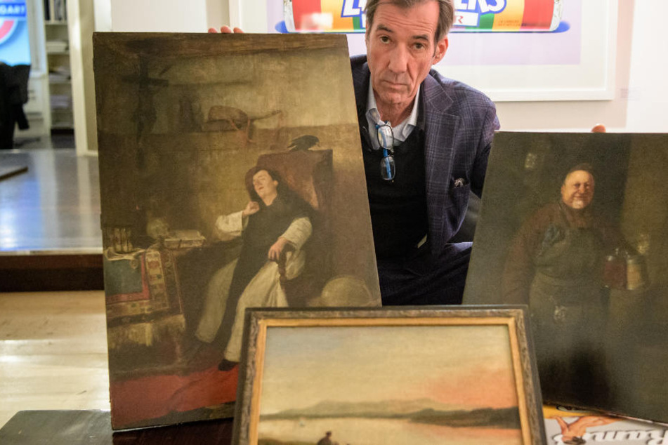 Gemälde ruiniert? Der Galerist Andreas Baumgartl klagt gegen einen Restaurator.