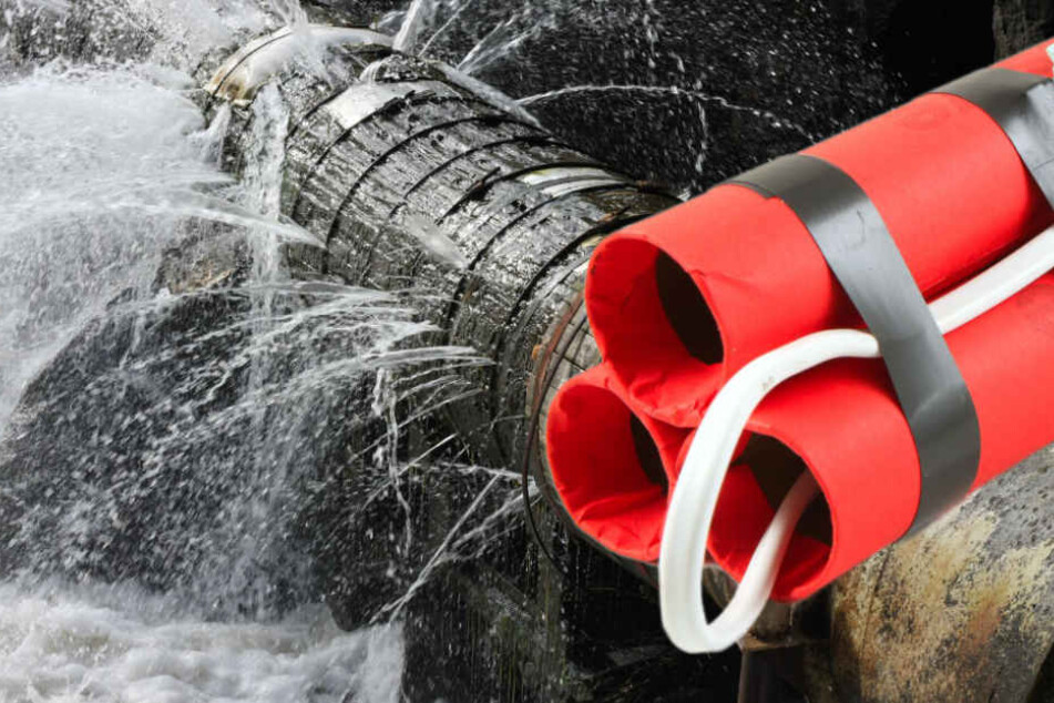 55-Jähriger versteckt Sprengsätze im Wasserrohr. (Symbolbild)