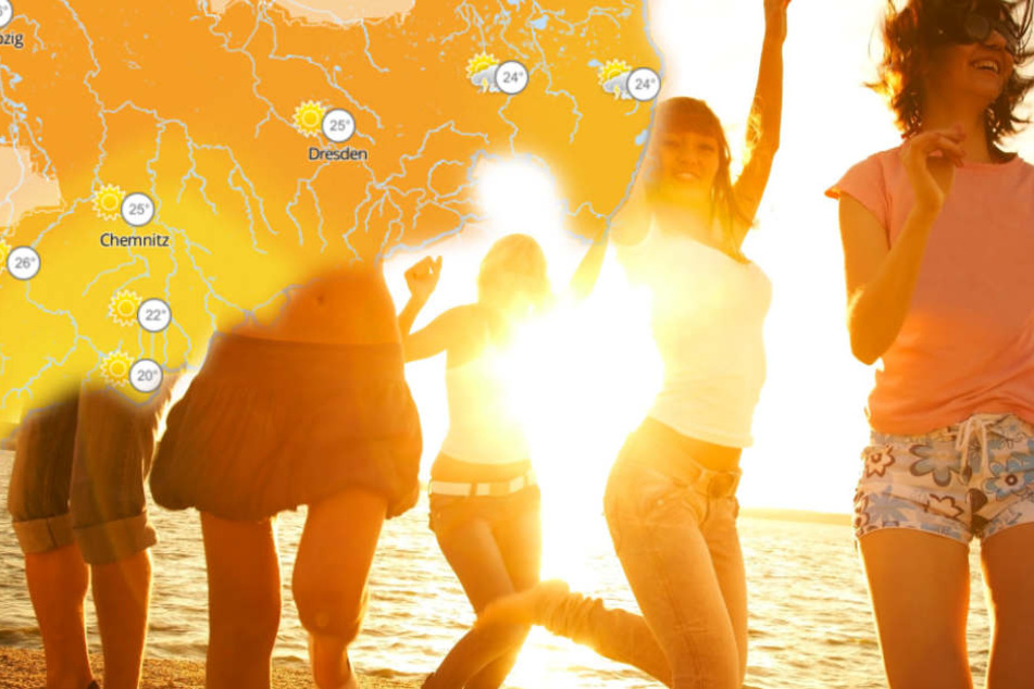 Es wird warm am Wochenende in Sachsen! (Symbolbild)