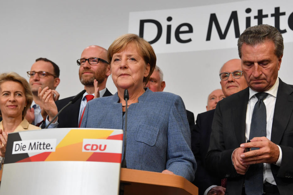 Angela Merkel hat mit der Union trotz herber Verluste klar gewonnen.