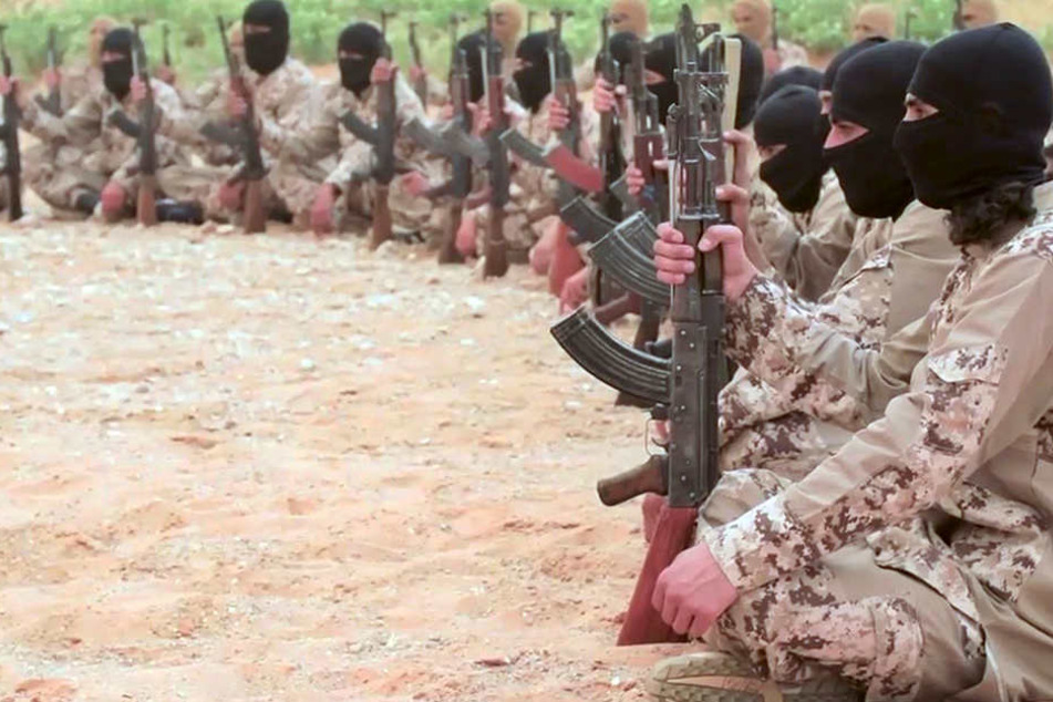 Ausschnitt eines Propaganda-Videos der Terrormiliz Isamischer Staat.