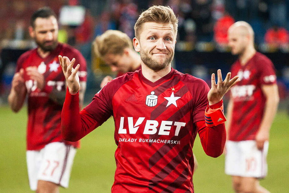 Tja, so einfach ist es manchmal! Jakub Balszczykowski traf beim Kantersieg seiner Mannschaft Wisla Krakau einmal und bereitete ein weiteres Tor vor.