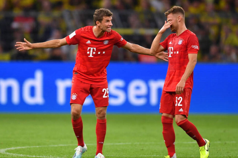 Thomas Müller (l) und Joshua Kimmich.