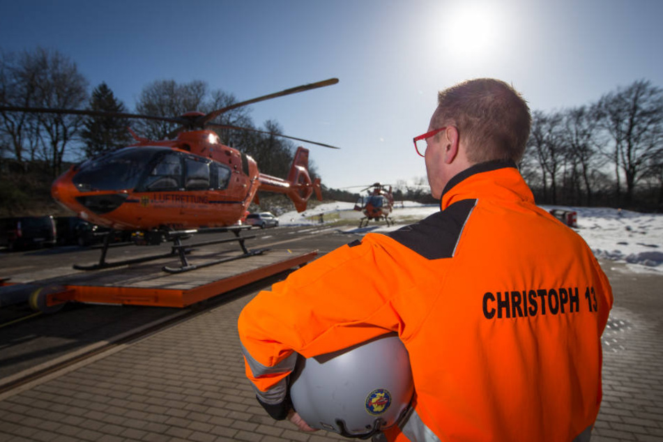 "Christoph 13" hebt ab, wenn er in Bielefeld und Umgebung gebraucht wird.