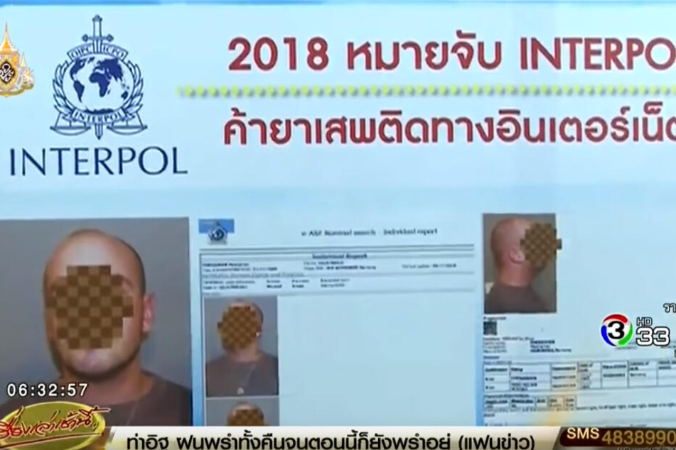 Der 34-jährige Deutsche wurde von Interpol gesucht.