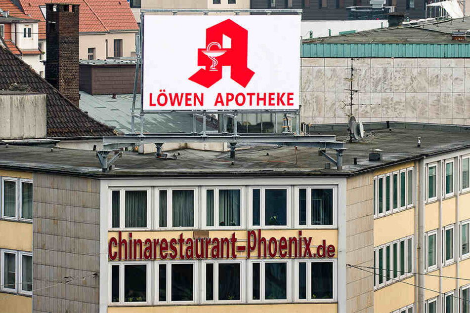 Aktuell ist vor allem Werbung auf der Fläche zu sehen.