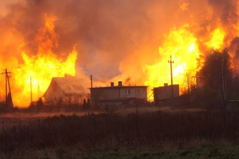 Die gewaltige Explosion tötete fünf Menschen. (Symbolbild)
