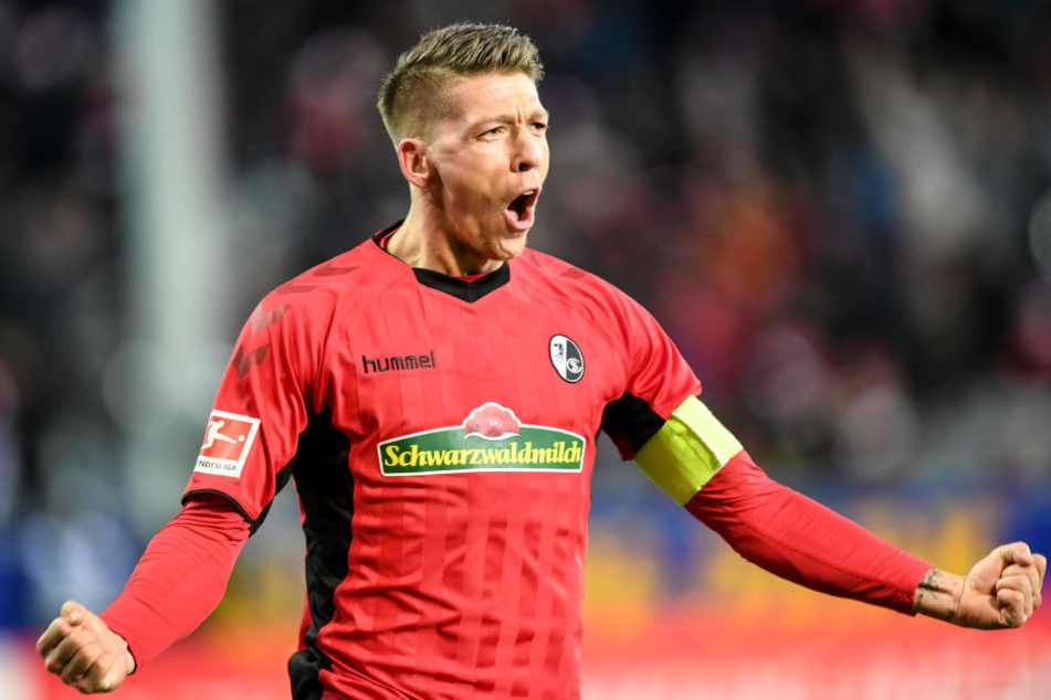 Holte einen Elfmeter heraus und machte mit dem 3:0 alles klar: SC-Angreifer Mike Frantz.
