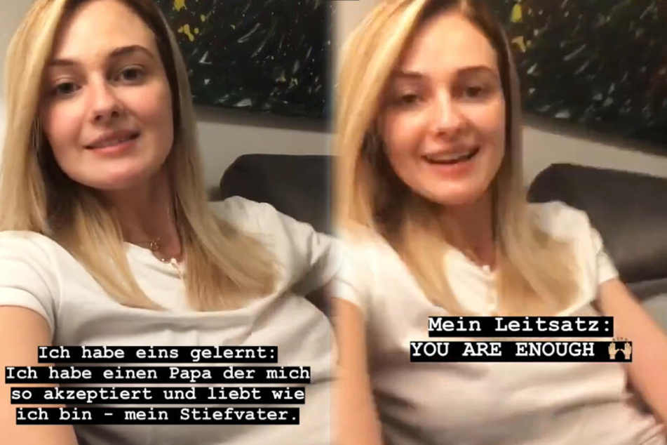 Die Montage zeigt zwei Screenshots aus den Instagram-Storys von Vanessa Stanat.
