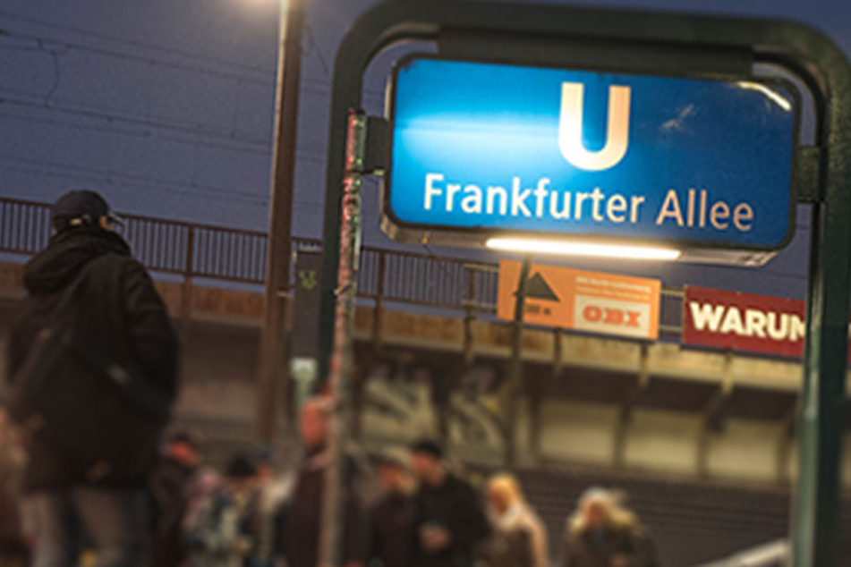 U-Bahnhof Frankfurter Allee in Friedrichshain.