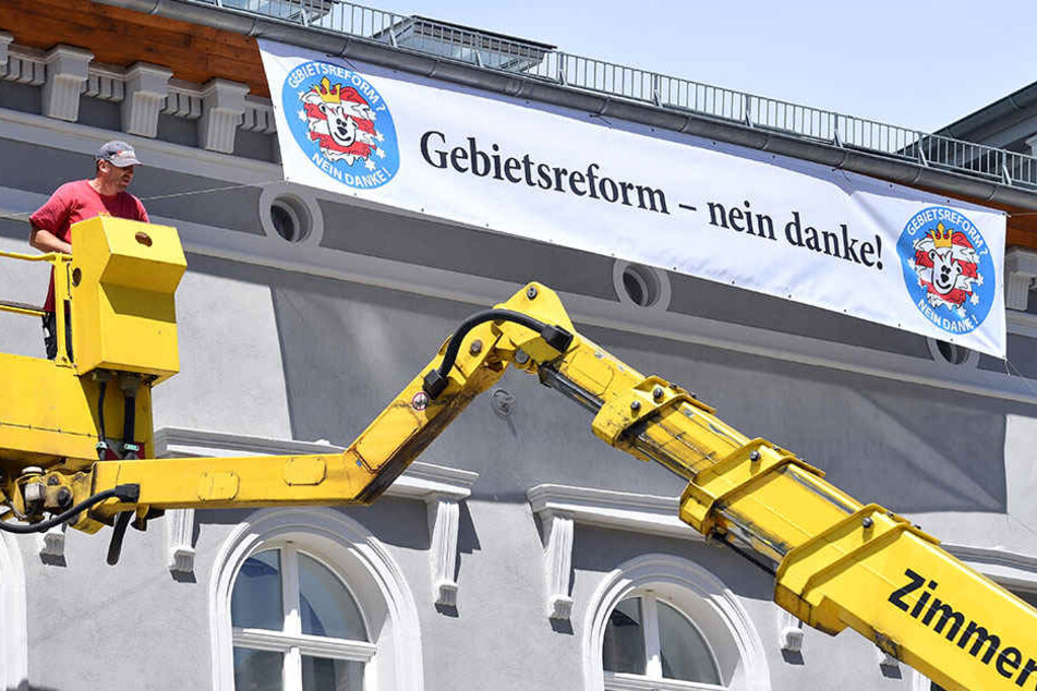 Das Gesetz stieß auf großen Widerstand, wie hier in Apolda.