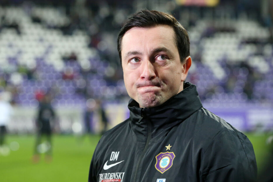 Aue-Trainer Daniel Meyer hat Personalsorgen.