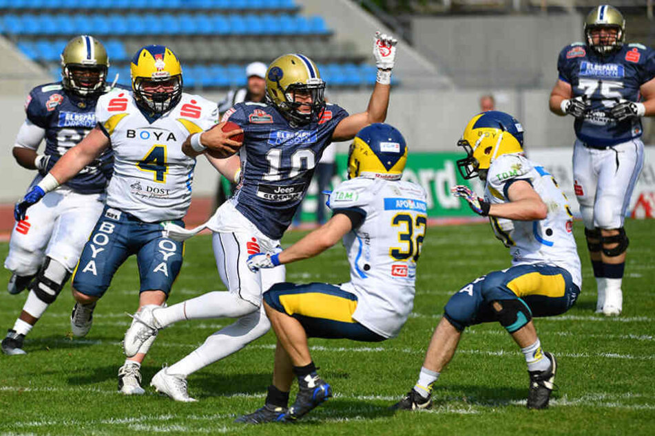 Guter Start in die neue Saison: Die Monarchs gewannen mit 62:17 klar das erste Spiel.