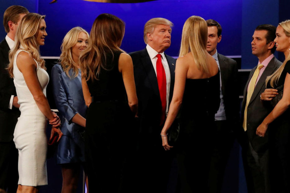 Donald Trump bekam von seiner Familie und Berater Glückwünsche nach dem TV-Duell.