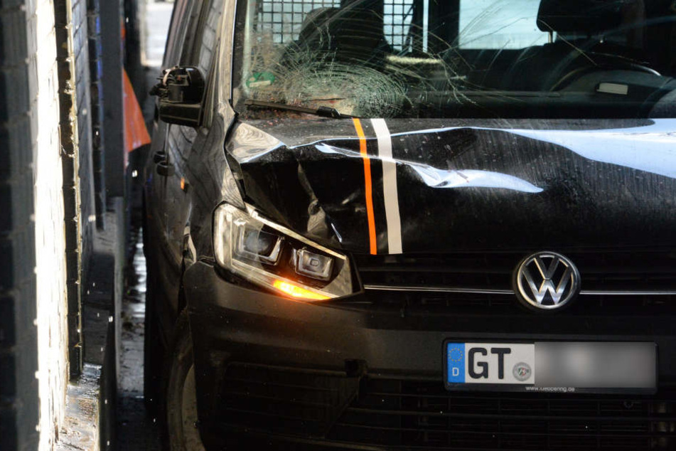 Mit diesem VW überfuhr der 76-Jährige den Fußgänger.