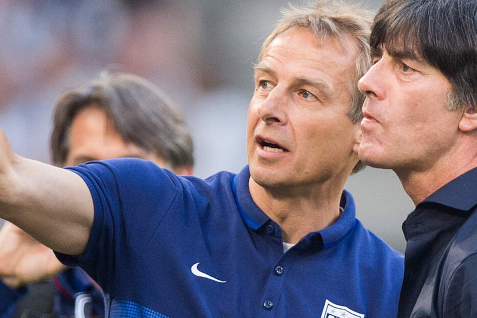 Im Länderspiel 2015 trafen sie in Köln aufeinander: Der damalige US-Coach Jürgen Klinsmann und sein früherer Weggefährte und noch aktueller Bundestrainer Jogi Löw.