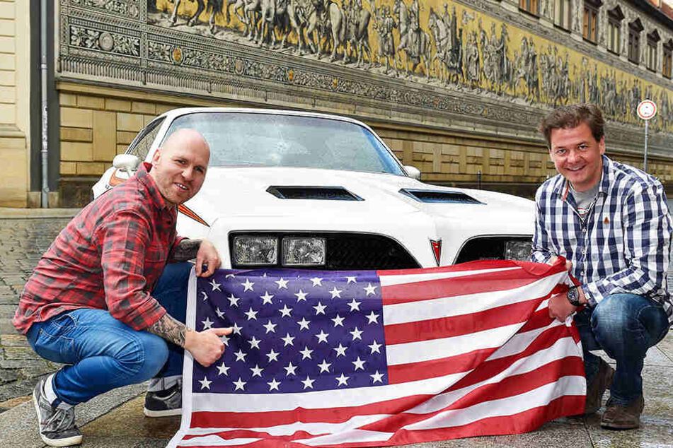 Matteo Böhme (r.) und Mathias Lindner (l.) erwarten gut 20.000 Besucher.