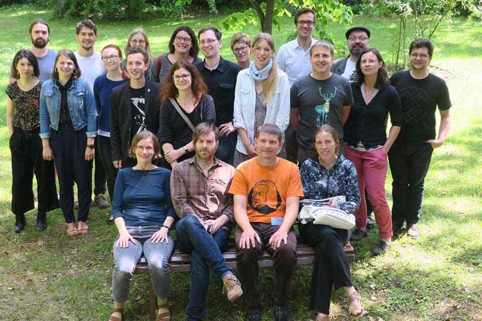 Die Gruppe der Sorabistischen Nachwuchsakademikerinnen.