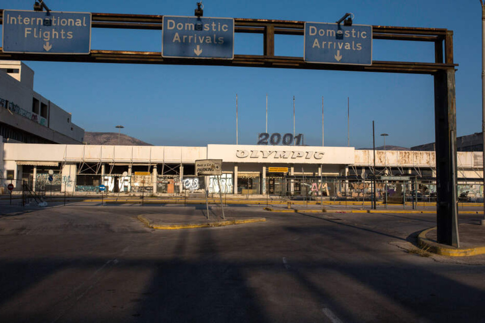 Der Flughafen von Athen.