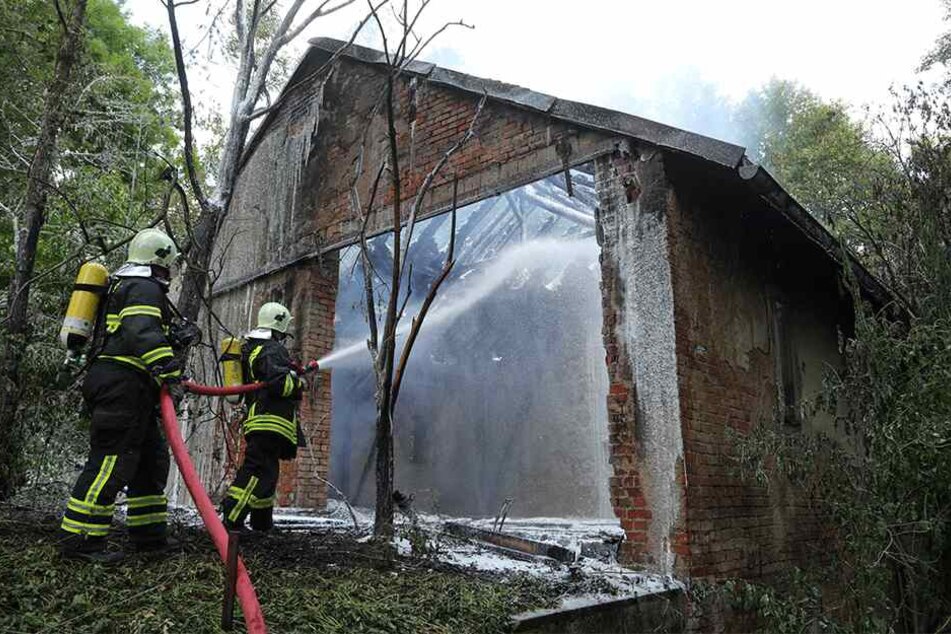 Die Polizei ermittelt wegen Brandstiftung an der Hauswaldmühle.