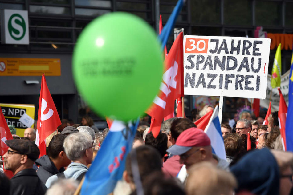 So wie hier im Jahr 2017 haben sich wieder viele Gegendemonstranten angekündigt.