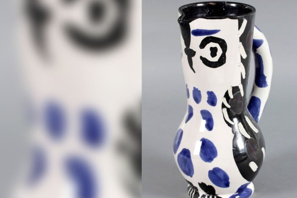 Den Keramikkrug von Pablo Picasso ließ der Mann im Zug liegen.
