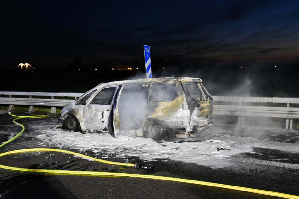 Der Fahrer des Van blieb glücklicherweise unverletzt.