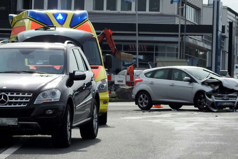 Auf Höhe der Autobahnzufahrt A14 kam es zum Crash!